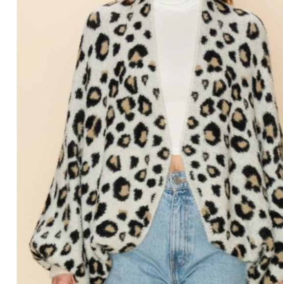 Sweaters - BATWING SLOUCHY CARDIGAN